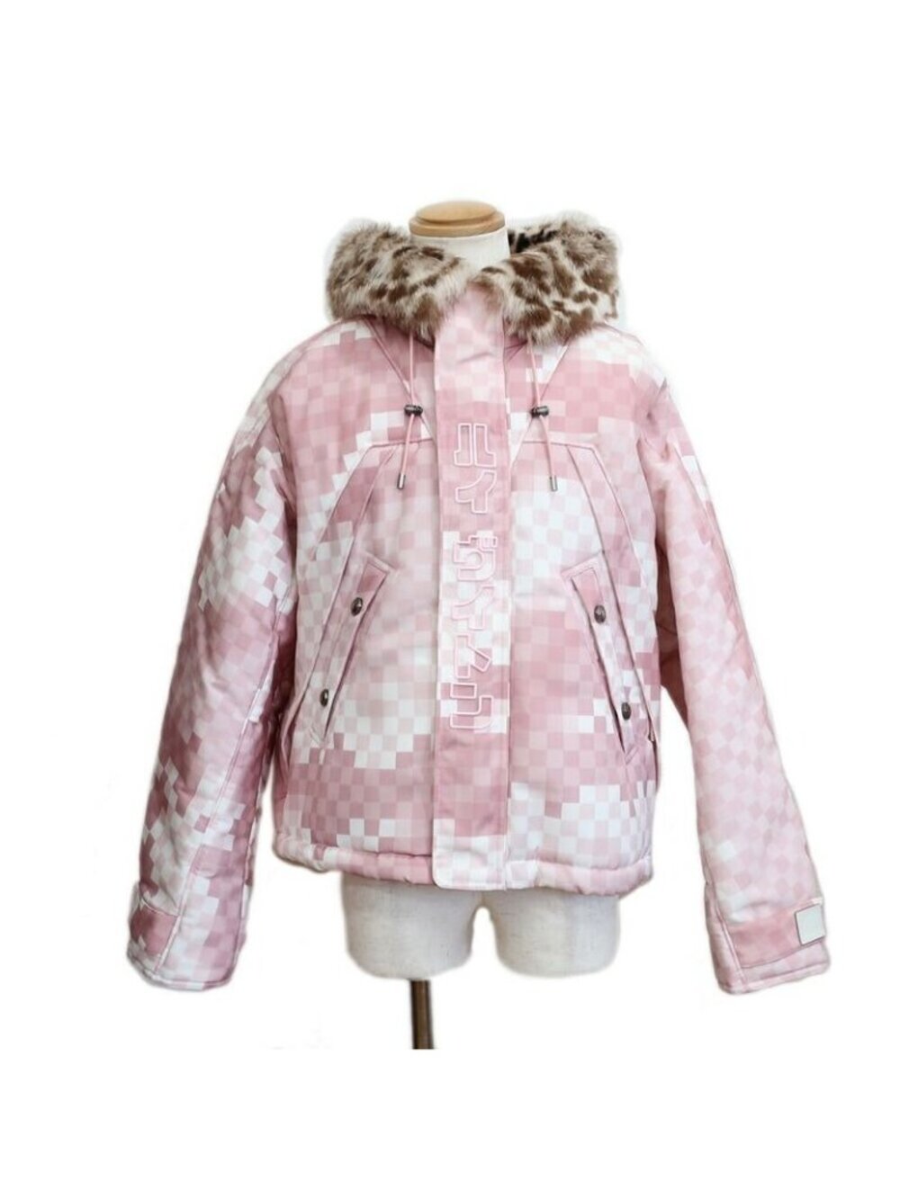 Louis Vuitton Damoflage Print Puffa Blouson Jacket 1 Aimrk Pale Pink